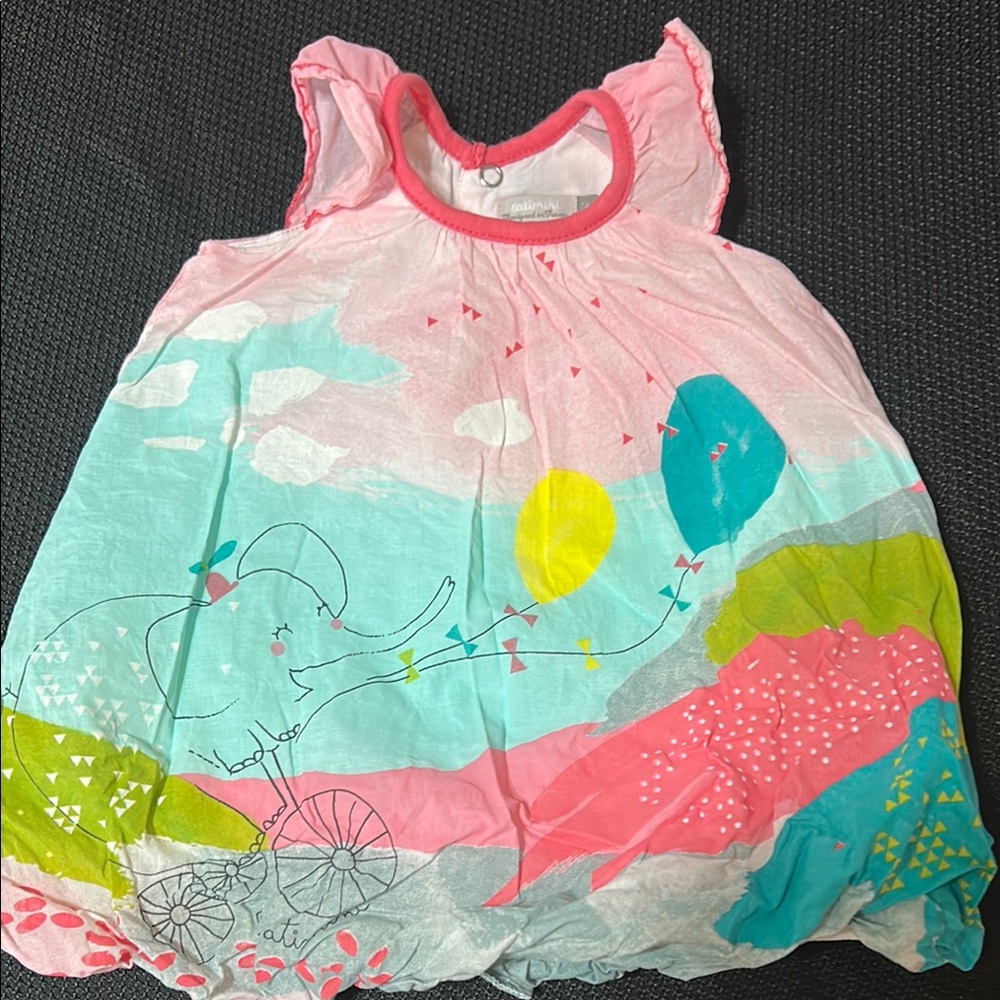 Colorful Sleeveless Baby Dress